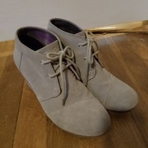 Grey Bobs High Notes Behold Wedge Bootie